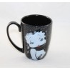 Mug en relief Betty Boop PORTAVENTURA noir et blanc céramique 10 cm