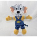 Peluche souris EUROPA PARK ED Euromaus salopette bleue 25 cm