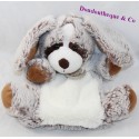 Doudou marionnette chien HISTOIRE D'OURS Z'animoos gris marron HO2137 23 cm