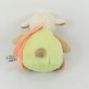 Plush sheep MUSICAL INFLUX green orange knot 19 cm