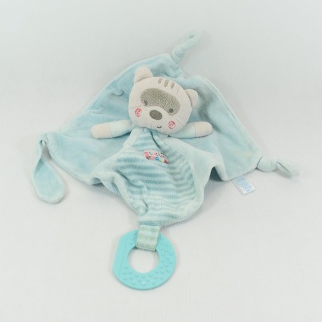 Doudou flat raccoon TUC tuC blue magic forest teething ring