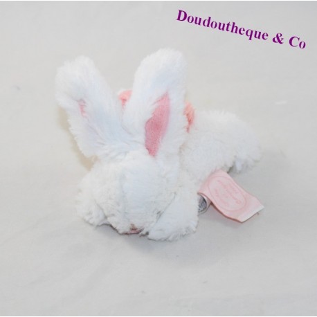 Mini doudou lapin DOUDOU ET COMPAGNIE Pompon attache tétine rose DC2676 12 cm Mini doudou lapin DOUDOU ET COMPAGNIE Pompon attache tétine rose DC2676 12 cm