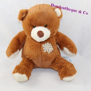 SIMBA TOYS Nicotoy brown patched bear seated 18 cm