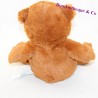 SIMBA TOYS Nicotoy marrón parcheado oso sentado 18 cm