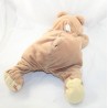 Peluche ours FISHER PRICE Rumple beige vintage 1993 rare 44 cm