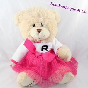 Oso oso BEAR ROCHAS Marionnaud vestido rosa tutú 36 cm