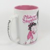 Mug en relief Betty Boop PORTAVENTURA rose et Noir céramique 13 cm
