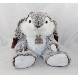 Marius Hase GESCHICHTE EINES BÄREN Les Z'animoos braun-weißes Plüschtier 30 cm