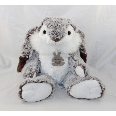 Marius Hase GESCHICHTE EINES BÄREN Les Z'animoos braun-weißes Plüschtier 30 cm Marius Hase GESCHICHTE EINES BÄREN Les Z'animoos braun-weißes Plüschtier 30 cm