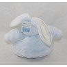 Doudou pequeño conejo KALOO cielo azul bola de perla 18 cm