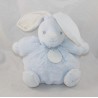 Doudou pequeño conejo KALOO cielo azul bola de perla 18 cm