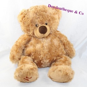 Peluche ours MARIONNAUD marron
