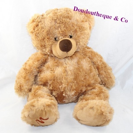 Peluche ours MARIONNAUD marron