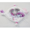 Doudou Flache Maus doudou und Firma Pearly rosa lutscherbinde DC2976 15 cm