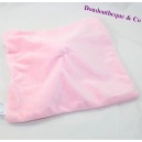 Doudou gatto piatto ZEEMAN quadrato rosa 25 cm