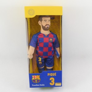 Poupée Officielle PIQUÉ TOODLES DOLLS Joueur Nº 3 du FC Barcelone