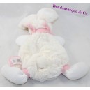 Doudou flat rabbit DOUDOU AND COMPAGNIE My Little Candy Pink 23 cm