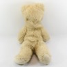Teddy bear NOUNOURS beige vintage articulated pulls tongue 55 cm