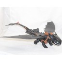 Figurine articulée Krokmou DREAMWORKS Dragon noir cracheur de flammes lumiére 50 cm