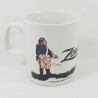 Mug Zorro STAFFORDSHIRE sergeant garcia 1986 vintage 9 cm