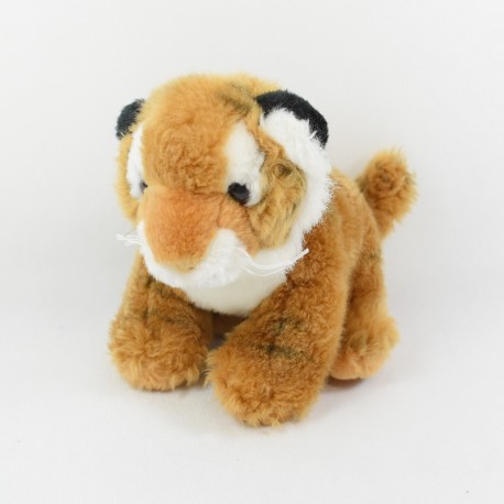 TIGER cub NATURE PLANET sitting spotted brown 14 cm