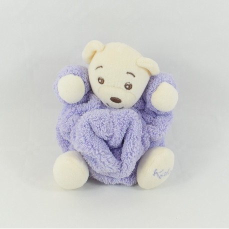 Mini bear soft bear KALOO lavender feather attaches nipple 12 cm