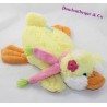 DUCK towel LOGITOYS yellow pink scarf 30 cm