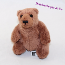 Little teddy bear JOHN WEST brown sitting 12 cm