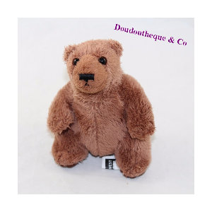 Little teddy bear JOHN WEST brown sitting 12 cm