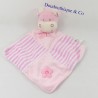 Kuh SOFT FRIENDS flaches Kuscheltier Schmetterling und rosa Blume 35 cm