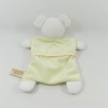 Doudou flat mouse NICOTOY rectangle green butterfly bear 25 cm
