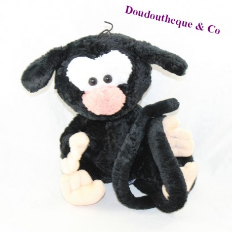 Plüsch marsupilami TEDDYBärchen schwarz Nase rosa 22 cm Plüsch marsupilami TEDDYBärchen schwarz Nase rosa 22 cm