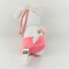 Cucciolo musicale Topo capucino BABY 9 cuore rosa bianco 30 cm Baby9