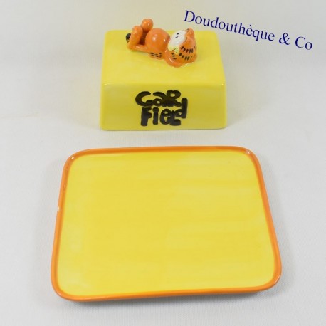 Beurrier Katze PAWS ALL RIGHTS RESERVED Garfield Keramik gelb 18 cm Beurrier Katze PAWS ALL RIGHTS RESERVED Garfield Keramik gelb 18 cm