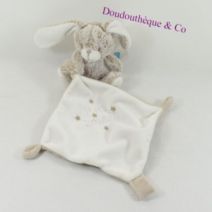 Doudou Einstecktuch Hase TEX BABY Carrefour taupe Einstecktuch "mein Kuscheltier"