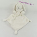 Doudou lapin VERTBAUDET mouchoir blanc Simba Toys Benelux 34 cm