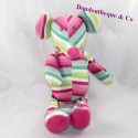 TUess orchestra green pink striped mouse 32 cm