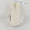 Doudou angel rabbit TROUSSELIER white wings blue 19 cm