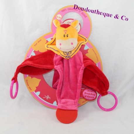 Doudou Platt giraffe DOUDOU UND GESELLSCHAFT Mein erwachen rosa orange Doudou Platt giraffe DOUDOU UND GESELLSCHAFT Mein erwachen rosa orange