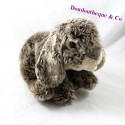 Brown grey rabbit with ears down 19 cm