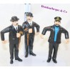 Lotto di 3 figurine Tintin MCDONALD'S Dupond e Dupont, Capitano Haddock Mcdo pvc 9 cm