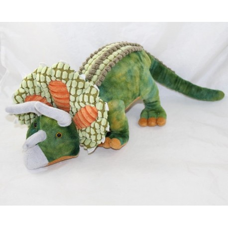 FAMOSA Triceratops cucciolo di dinosauro verde 3 corna 49 cm