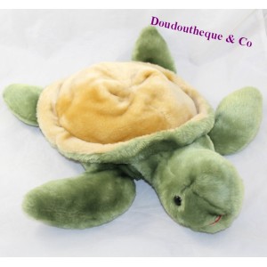 Plüsch-Range Schildkröten Pyjama SANODIANE Bouillotte grün 38 cm