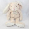 DOUDOU rabbit and COMPAGNIE rabbit beige nose pink micro marbles 31 cm