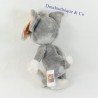 Peluche Tom le chat GIPSY LOONEY TUNES Tom et Jerry gris 26 cm
