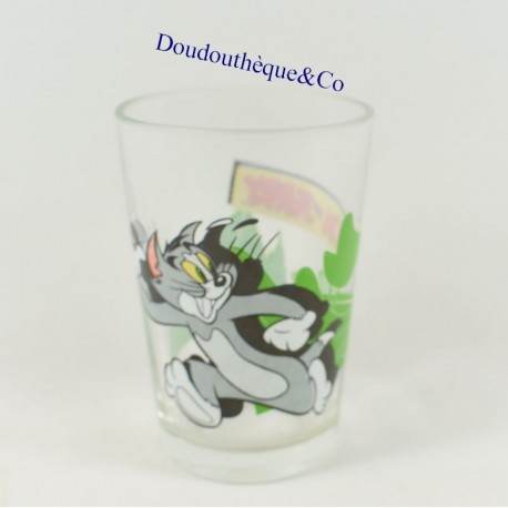 Glass Tom the cat AMORA Tom and Jerry LOONEY TUNES 10 cm