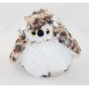 Peluche bouillotte hibou AROMA HOME chouette micro-ondes 18 cm