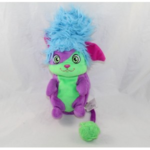 Peluche Yikes Popples SPIN MASTER Burbujas púrpura verde transformable 20 cm