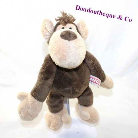 NICI beige brown monkey cub 24 cm