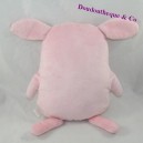 Doudou semi-piatto coniglio rosa 22 cm